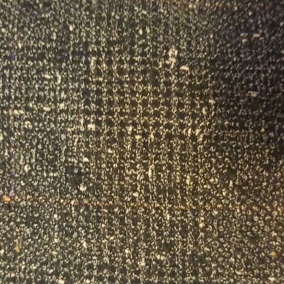 Petite Fringe Tweed Brown Knit Pencil Skirt Size 4P By Ann Taylor - Picture 3 of 5